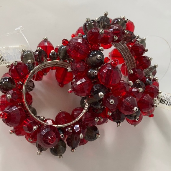 Pottery Barn Other - Pottery Barn Set of 10 Beaded Napkin Rings